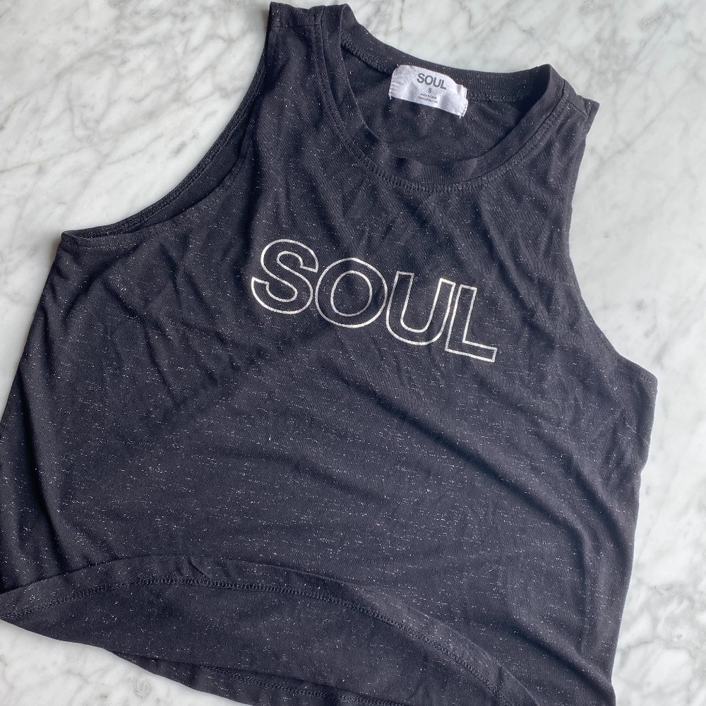 SoulCycle Shimmer Tank Size Small